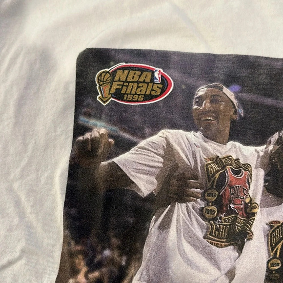 Mitchell & Ness vintage basketball NBA‎ Finals 1996 Chicago Bulls T Tee Shirt XL - Picture 3 of 5